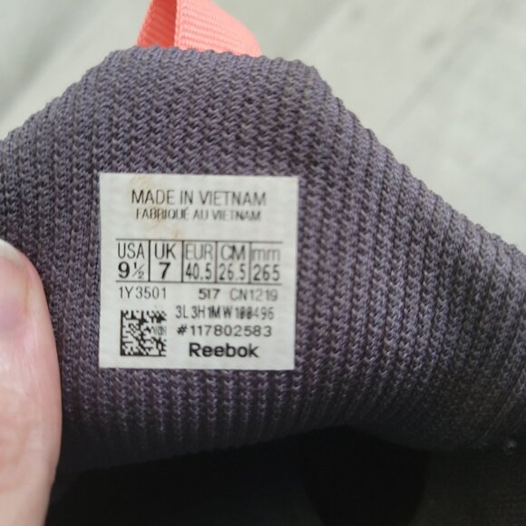 Reebok Womens Astroride Running Shoes Size 9.5 Gray & Coral Lightweight Breathab - Picture 6 of 6